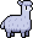silver alpaca sprite
