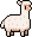 white alpaca sprite