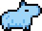 blue capybara sprite