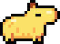 gold capybara sprite