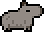 gray capybara sprite