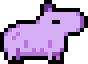 purple capybara sprite