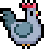 gray chicken sprite