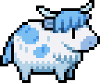 blue cow sprite