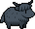 fall cow sprite