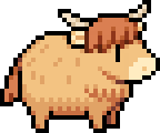 summer cow sprite