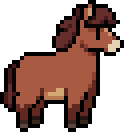 chestnut horse sprite