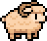 beige sheep sprite