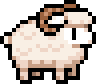 white sheep sprite